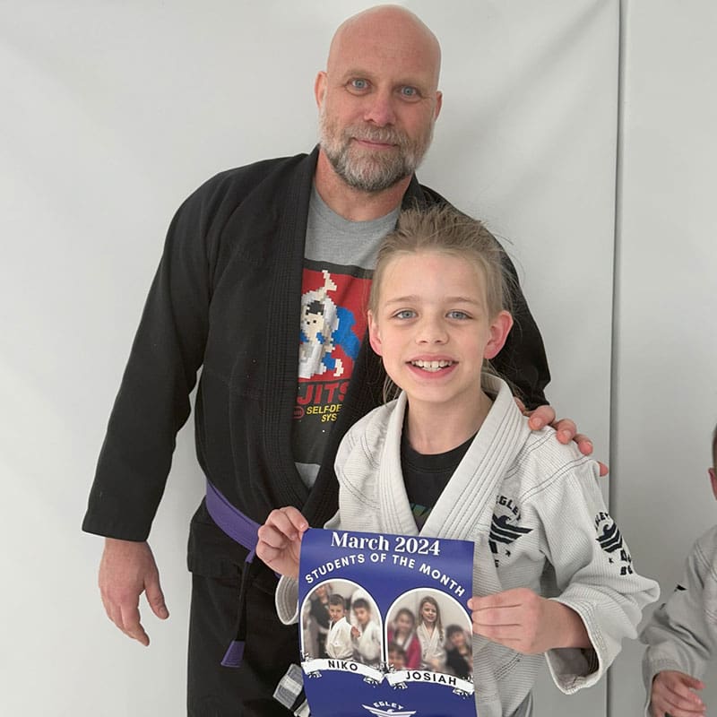 no matter the skill levels of our students, there are key areas of training bjj like building strength, constant movement, and grappling, that take other children from white belt to black belt